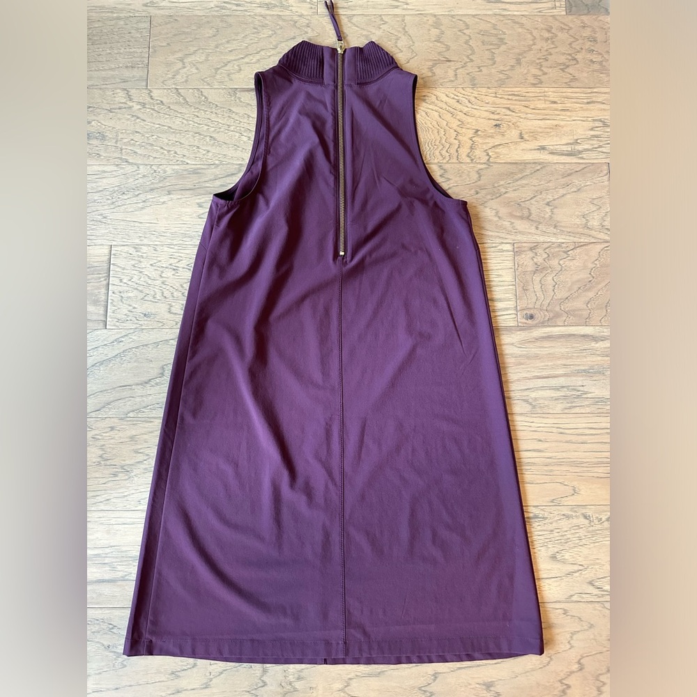 Athleta Initiative Dress, like new, modern, size XS, dark plum color - Picture 2 of 16